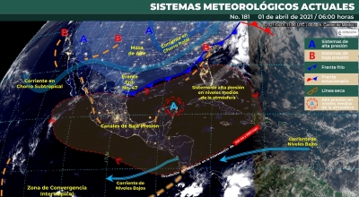 Ambiente muy caluroso prevalecer&aacute; en el noroeste de M&eacute;xico