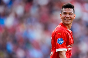 ‘El Chucky’ Lozano rompe sequía goleadora; PSV cerca del título