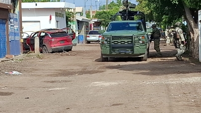 Gatilleros son abatidos en un enfrentamiento con la Defensa en Villa Juárez, Navolato