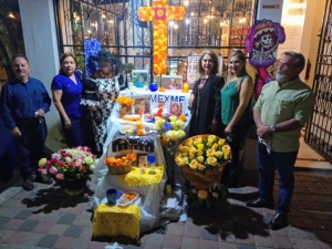 Rinde Amexme exposici&oacute;n de Altares en #JaldiCafe