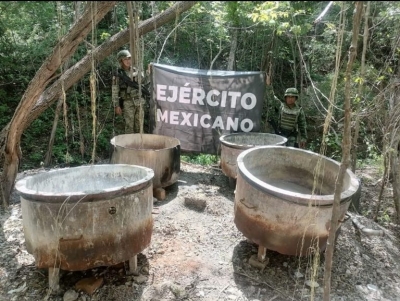 Desmantela el Ejército tres narcolaboratorios en Culiacán