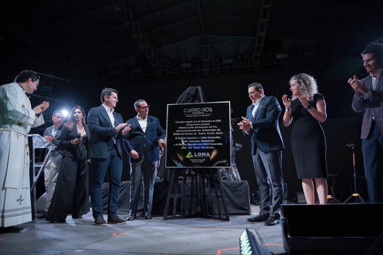 Desaira alcalde Juan de Dios G&aacute;mez inaugurar proyecto Cuatro R&iacute;os con inversi&oacute;n de 3 mil 500 millones de pesos