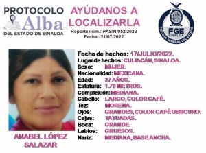Desaparecidas Anabel y su peque&ntilde;a hija Adriana Nohem&iacute;: ayuda a localizarlas