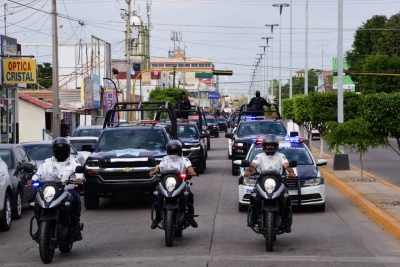 Más de 300 elementos policiales vigilan Salvador Alvarado en operativo Guadalupe-Reyes