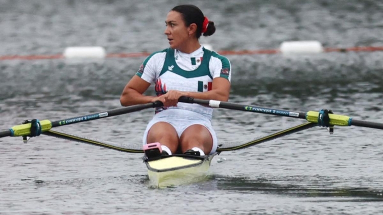 Remera mexicana Kenia Lechuga gana oro en Mundial de Remo en Sevilla