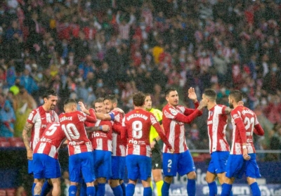 Gole&oacute; el Atl&eacute;tico con el mexicano H&eacute;ctor Herrera en la titularidad