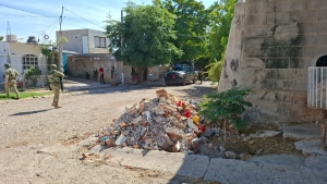 Trabajador del Ayuntamiento de Culiac&aacute;n queda herido de bala tras quedar en fuego cruzado, en la Colonia Chulavista, en Culiac&aacute;n