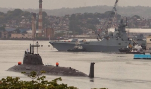 Arriba a Cuba destacamento naval ruso con submarino nuclear
