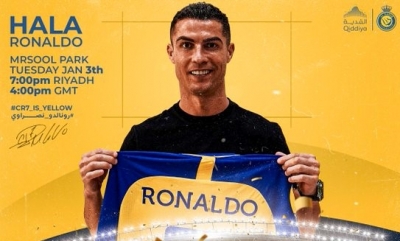 Cristiano Ronaldo jugar&aacute; ahora con equipo &aacute;rabe; ser&aacute; presentado en estadio del club Al Nassr
