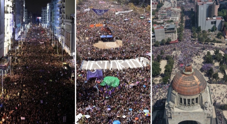 Día de la Mujer | Millones de mujeres marcharon en todo el mundo en el Día de la Mujer para reclamar por la violencia y pedir por la igualdad de género