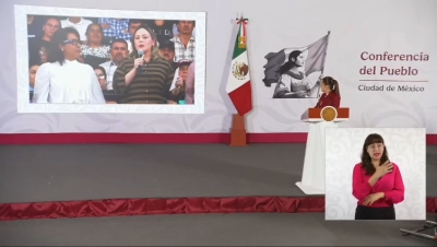 Gobernadora interina de Sinaloa, Yeraldine Bonilla, a nombre de las y los productores sinaloenses, agradece a la Presidenta Sheinbaum incentivos al campo