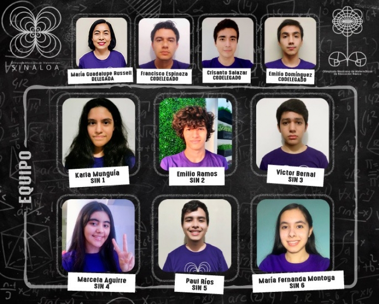 J&oacute;venes sinaloenses hacen historia en la Olimpiada Mexicana de Matem&aacute;ticas