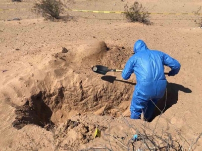 Hallan 9 cuerpos en fosas clandestinas en el basurero de San Luis R&iacute;o Colorado
