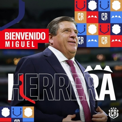 Miguel &acute;Piojo&acute; Herrera firm&oacute; por medio mill&oacute;n de pesos mensuales como t&eacute;cnico de Costa Rica