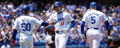 Ohtani se luce con dos jonrones y 4 hits en el juego de los Dodgers ante los Bravos; Los &Aacute;ngeles gana 5-1