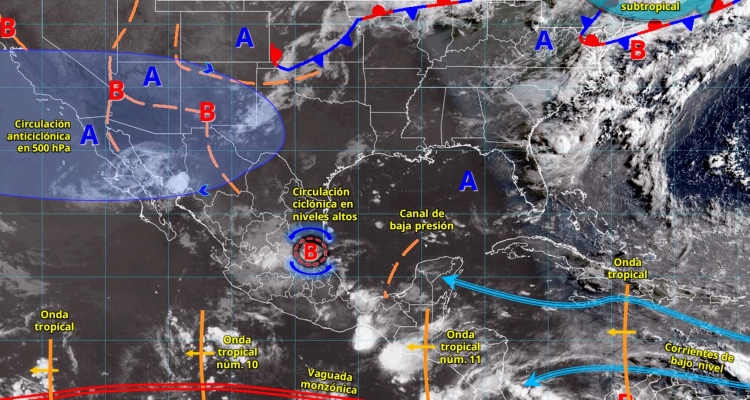Hoy se prevén lluvias puntuales muy fuertes en Sinaloa