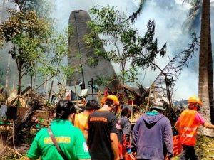 Se estrella avi&oacute;n militar en Filipinas