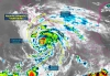 Imagen de satelite del HURAC&Aacute;N "GENEVIEVE" CATEGOR&Iacute;A 3