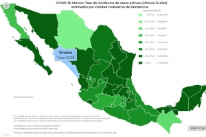Se registraron 5,564 nuevos casos de contagios en M&eacute;xico