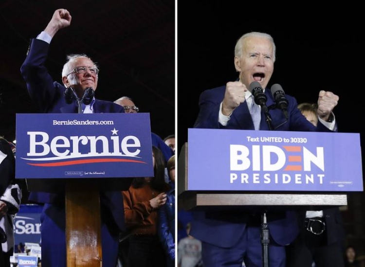 Biden gana 9 estados, Sanders triunfa en California en el Supermartes