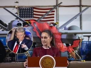 Sheinbaum asegura que vuelo de drones estadounidenses en territorio mexicano es una &ldquo;campa&ntilde;ita&rdquo;