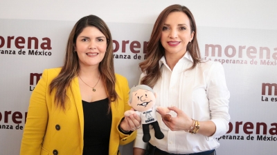 Merary Villegas da la bienvenida por sumarse a las filas de Morena a la alcaldesa de Mocorito Mar&iacute;a Elizalde Ruelas