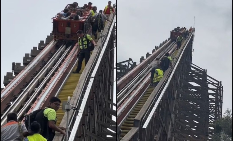Usuarios se quedan atrapados en juego mec&aacute;nico de Six Flags en la CDMX