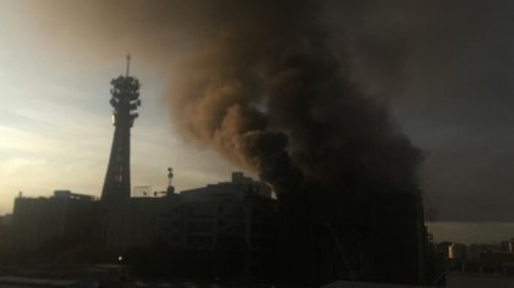 Incendio en edificio del Metro de Ciudad de M&eacute;xico 