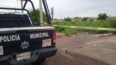 Por segundo d&iacute;a consecutivo, dejan cuerpo sin vida encobijado sobre la avenida Giovanni Zamudio, de Culiac&aacute;n