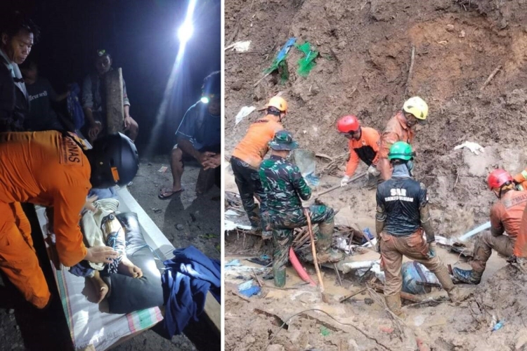 Deslizamiento de tierra mata a 23 mineros en Indonesia; la mina de oro era ilegal