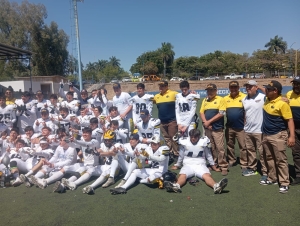 &Aacute;guilas UAS campeones de Liga Mayor de f&uacute;tbol americano de Sinaloa