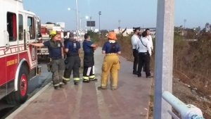 Trabajadores de la CFE localizan el cuerpo de un hombre sin vida en registro en las inmediaciones del fraccionamiento Rolando Arjona