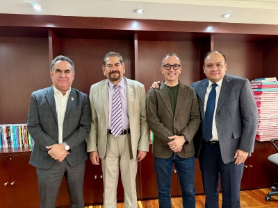 Encabeza el Rector Jes&uacute;s Madue&ntilde;a productiva reuni&oacute;n con funcionarios federales de la SEP