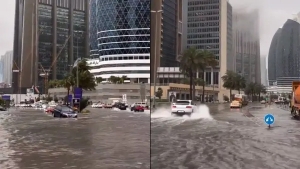 Tormenta inunda Dubái y deja aeropuerto y calles paralizadas