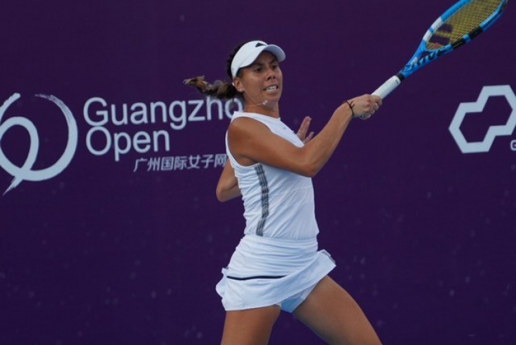 En reñido encuentro Giuliana Olmos fue eliminada en los dobles de Abu Dhabi