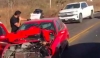 Rescatan a mujer que result&oacute; lesionada en accidente ocurrido en la carretera Internacional M&eacute;xico 15 a la altura de San Lorenzo