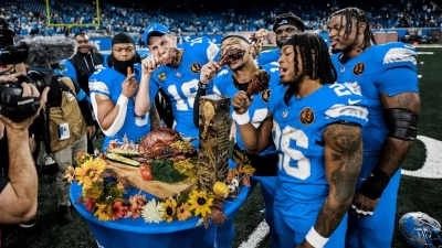 Detroit logr&oacute; su primera victoria en el D&iacute;a de Acci&oacute;n de Gracias