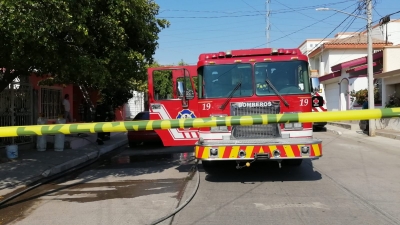 Se registr&oacute; incendio en vivienda en la colonia Guadalupe Victoria