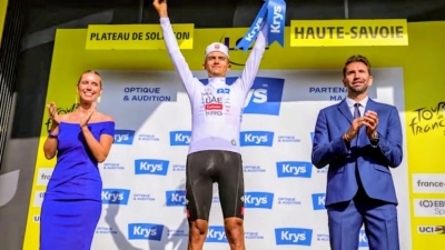 &iexcl;Sigue en el podio! Isaac del Toro vuela en la contrarreloj y retiene el tercer lugar del Tour de Francia