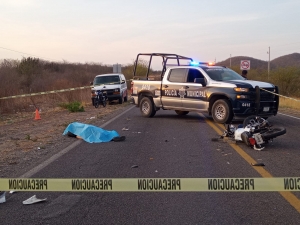 Muri&oacute; un motociclista de El Salado tras choque en Las Milpas
