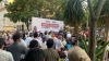 Entre acarreos, caos vial y sillas vac&iacute;as, Ad&aacute;n Augusto realiza acto en Culiac&aacute;n