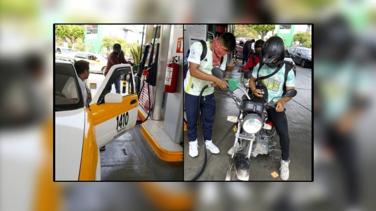 Regalan combustible en 12 gasolineras tomadas por maestros del CNTE