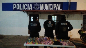 La Direcci&oacute;n de Seguridad P&uacute;blica asegura 10 kilogramos de artificios pirot&eacute;cnicos