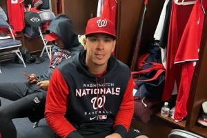 Joey Meneses debuta en Grandes Ligas con los Nacionales