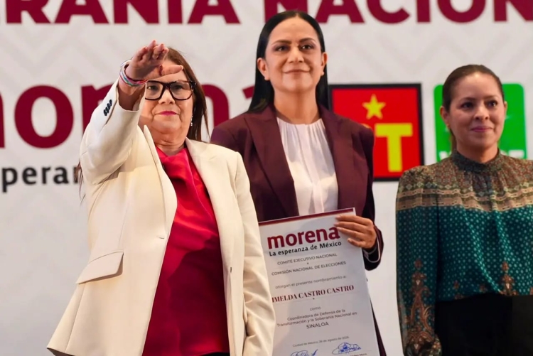 &nbsp;Imelda Castro encabezar&aacute; a Morena en Sinaloa rumbo a 2027