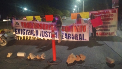 Personal de Salud cumple promesa al gobernador cierran bulevar