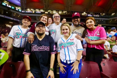Con casa llena el Gobernador Rocha encabeza cuadrangular del Bienestar de Beisbol con causa