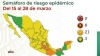 Sem&aacute;foro Epidemiol&oacute;gico: 21 estados se mantienen en Amarillo; Sonora el tercer estado en Verde