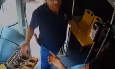 Presunto polic&iacute;a "cachetea" a chofer de cami&oacute;n ruta Huizaches por invadirle carril en Culiac&aacute;n