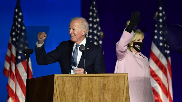 &lsquo;&rsquo;me honra que me hayan elegido para dirigir nuestro gran pa&iacute;s&rsquo;&rsquo; festeja Joe Biden